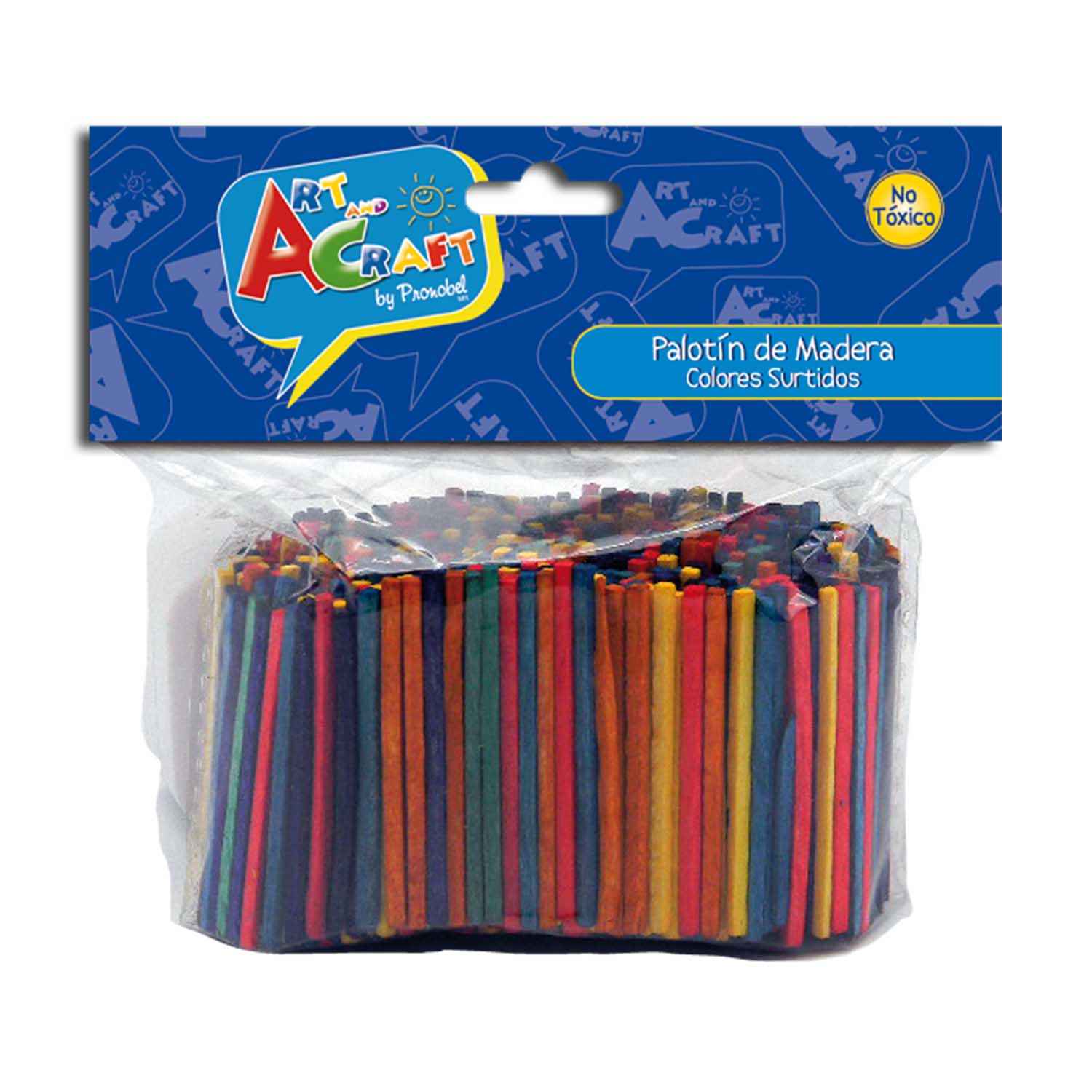 Palotin De Madera Colores Surtidos 300 Un | Art & Craft